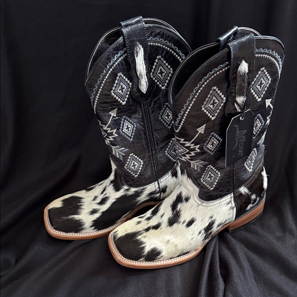 Jag Jeans Black and White Heeled Boots